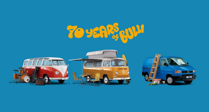 Oslavte 70 let Bulli s novým Multivanem